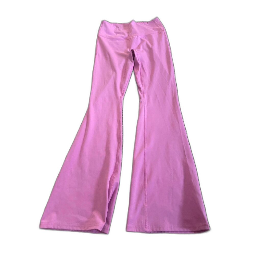 All in Motion pink high-rise bell bottom flare leggings yoga pants M
